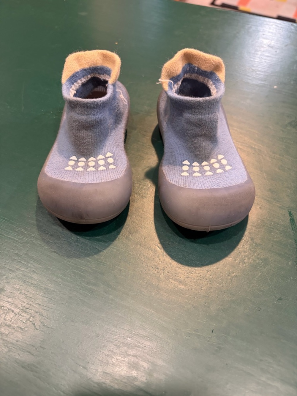 Soft-Sole Rubber Baby Sock Shoes